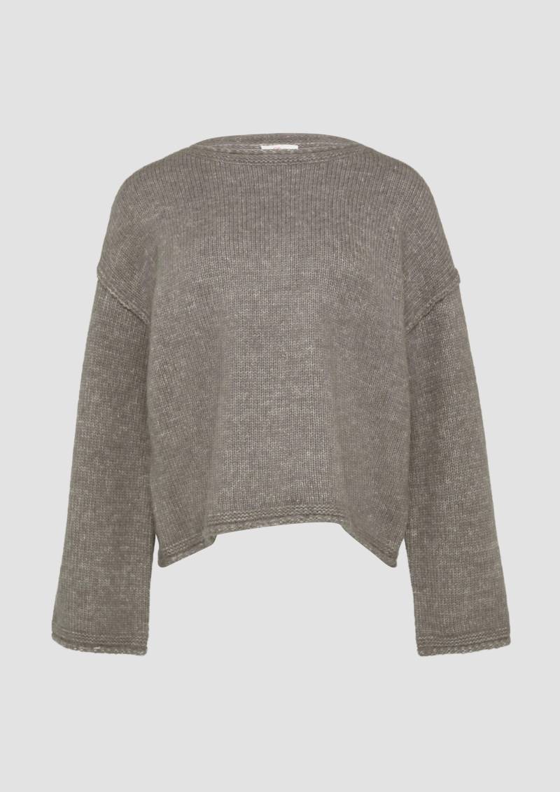 s.Oliver - Strickpullover mit weiten Ärmeln im Relaxed Fit, Damen, braun von s.Oliver