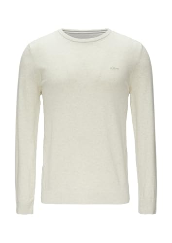 s.Oliver Herren 2143173 Pullover, 03W0 creme, 3XL von s.Oliver
