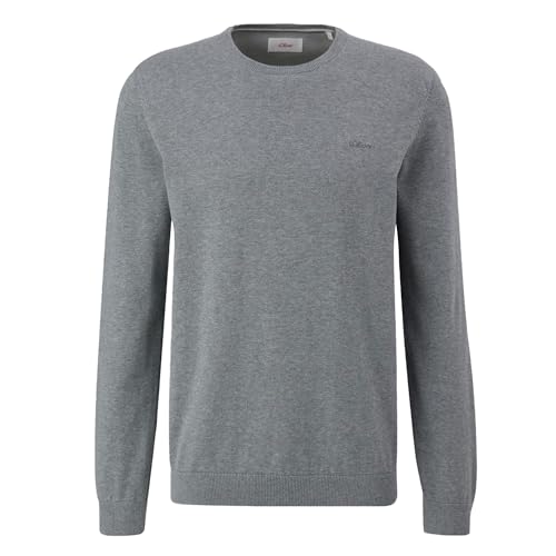 s.Oliver Herren 2143173 Pullover, 92W0 grau, M von s.Oliver