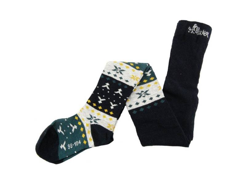 s.Oliver Strickstrumpfhose s.Oliver Socks (Set 1 St. 1 Paar) 1er Pack Kinder Mädchen oder Jungen Strumpfhosen Baumwolle Muster von s.Oliver