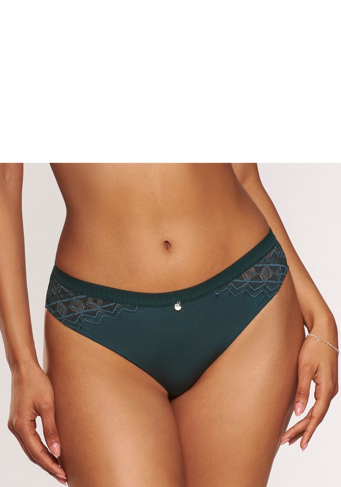 s.Oliver String Romane mit graphischer Spitze in transparenter Optik von s.Oliver