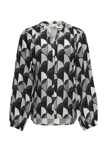 s.Oliver Strukturierte Bluse aus Viskosemix dunkelgrau 38 von s.Oliver