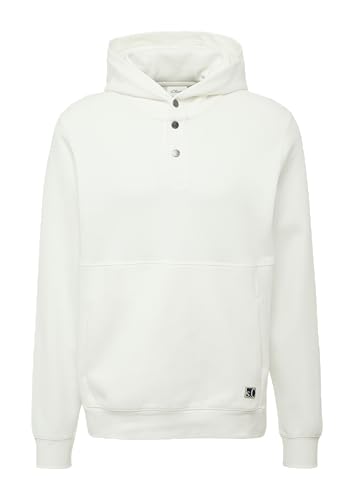 s.Oliver Strukturierter Hoodie mit Druckknöpfen und Kängurutasche weiß L s.Oliver Strukturierter Hoodie mit Druckknöpfen und Kängurutasche weiß L von s.Oliver