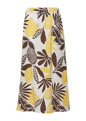 s.Oliver Strukturierter Midirock aus Viskosemix Ecru 48 von s.Oliver