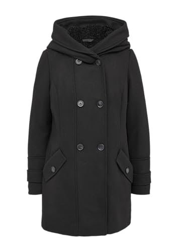 s.Oliver Strukturierter Wollmantel mit Teddyplüschfutter schwarz 40 s.Oliver Strukturierter Wollmantel mit Teddyplüschfutter schwarz 40 von s.Oliver