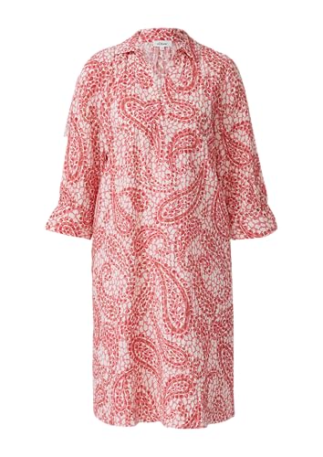 s.Oliver Strukturiertes Hemdblusenkleid mit Eingrifftaschen Himbeere 36 von s.Oliver