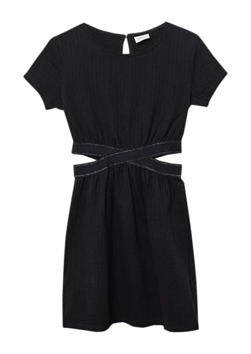 s.Oliver Strukturiertes Kleid mit Cut-Out schwarz 140 von s.Oliver