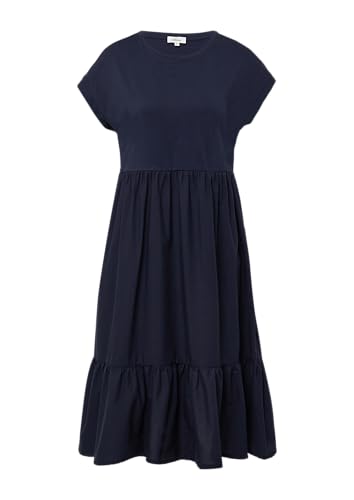 Stufenkleid im Relaxed Fit mit überschnittenen Schultern Navy 48 von s.Oliver
