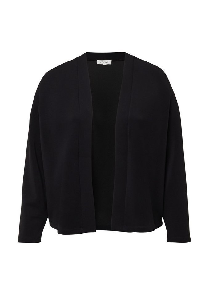 s.Oliver Sweatjacke Sweatshirt Jacke Scuba-Jacke im Relaxed Fit von s.Oliver