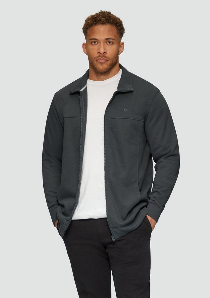 s.Oliver Sweatjacke Sweatshirt Jacke Sweatjacke mit Stehkragen von s.Oliver