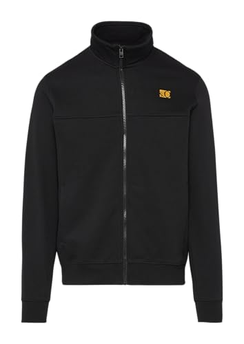 s.Oliver Sweatjacke mit Gold- oder Silber-Print schwarz L von s.Oliver