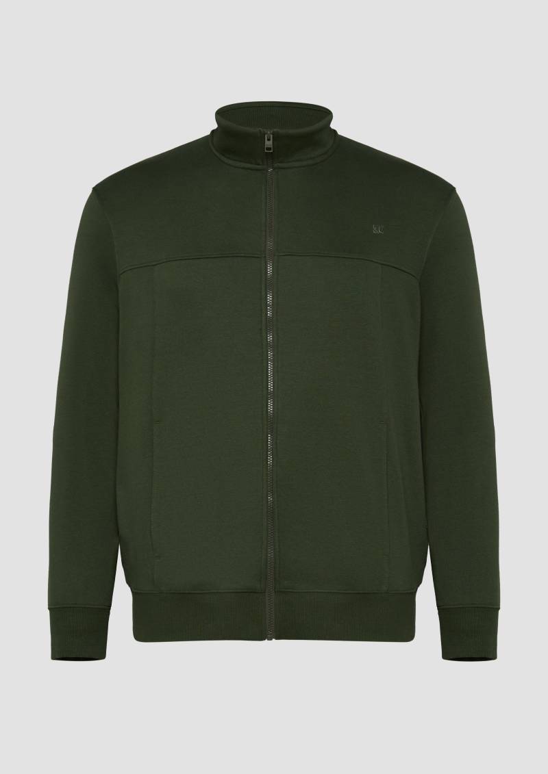 s.Oliver - Sweatjacke mit Stehkragen, Herren, Grün von s.Oliver