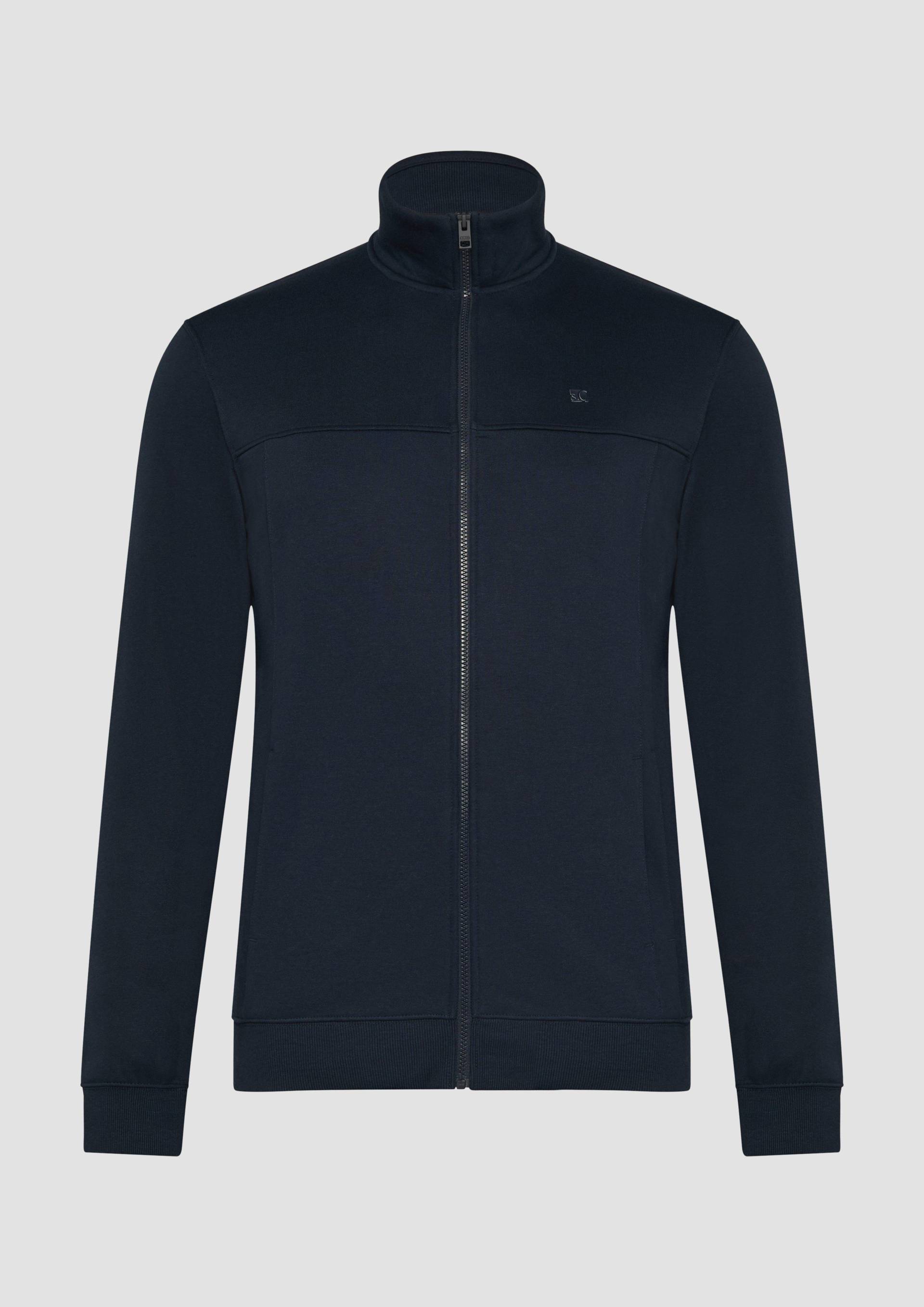 s.Oliver - Sweatjacke mit Stehkragen, Herren, blau s.Oliver - Sweatjacke mit Stehkragen, Herren, blau von s.Oliver