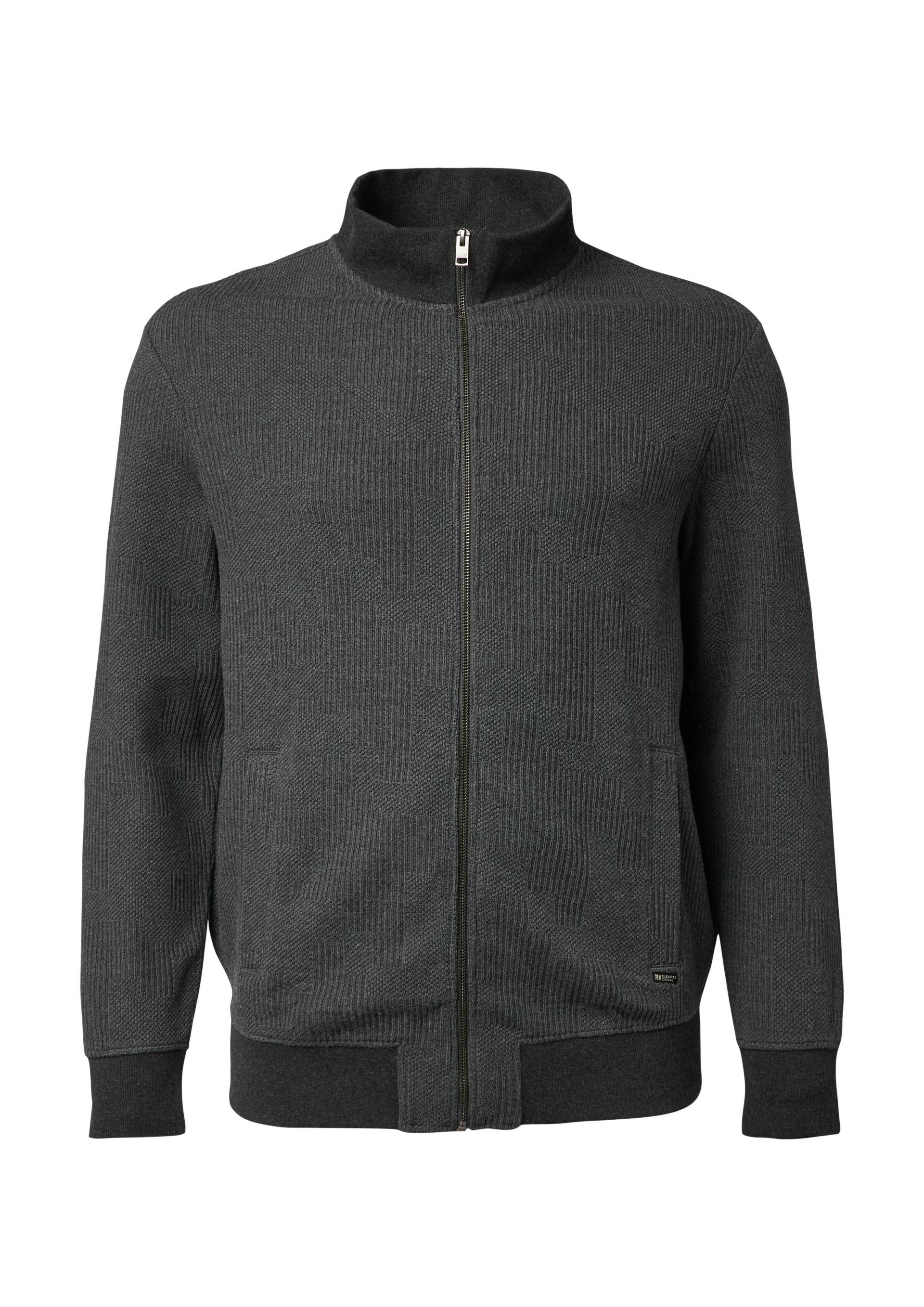 s.Oliver - Sweatshirt Jacke grau - Gr. - 4XL von s.Oliver