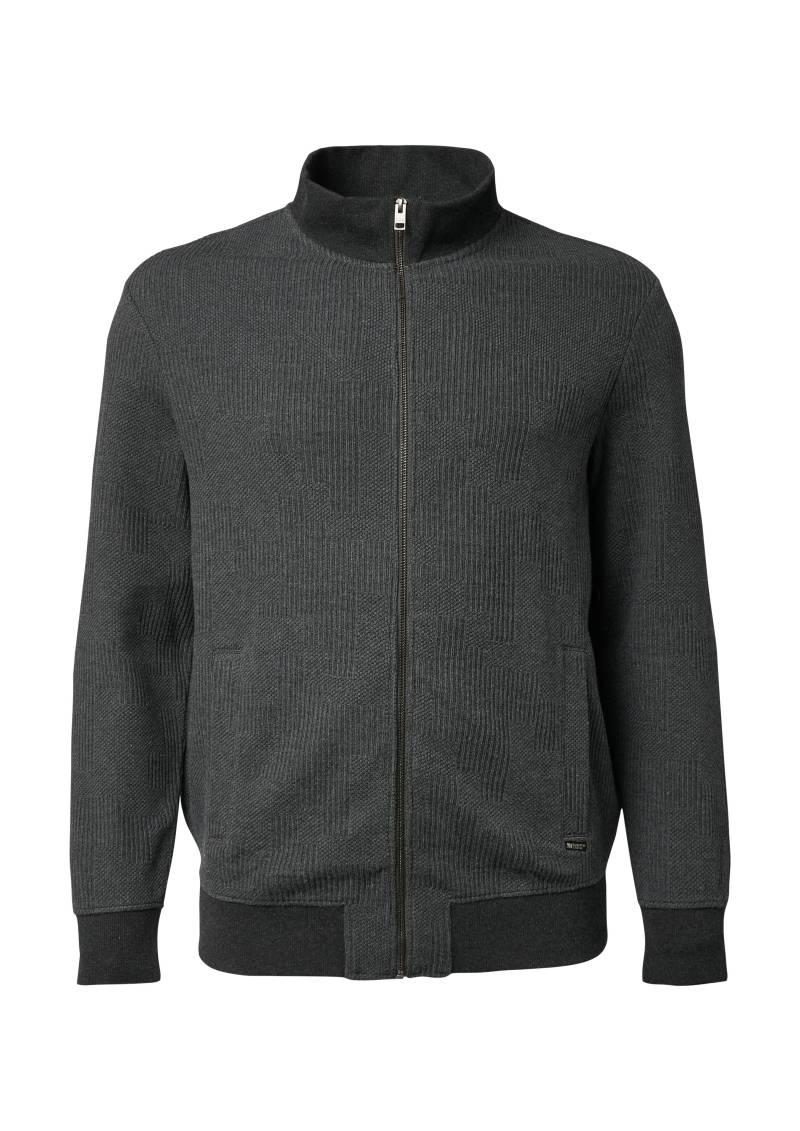 s.Oliver - Sweatshirt Jacke grau - Gr. - 4XL von s.Oliver