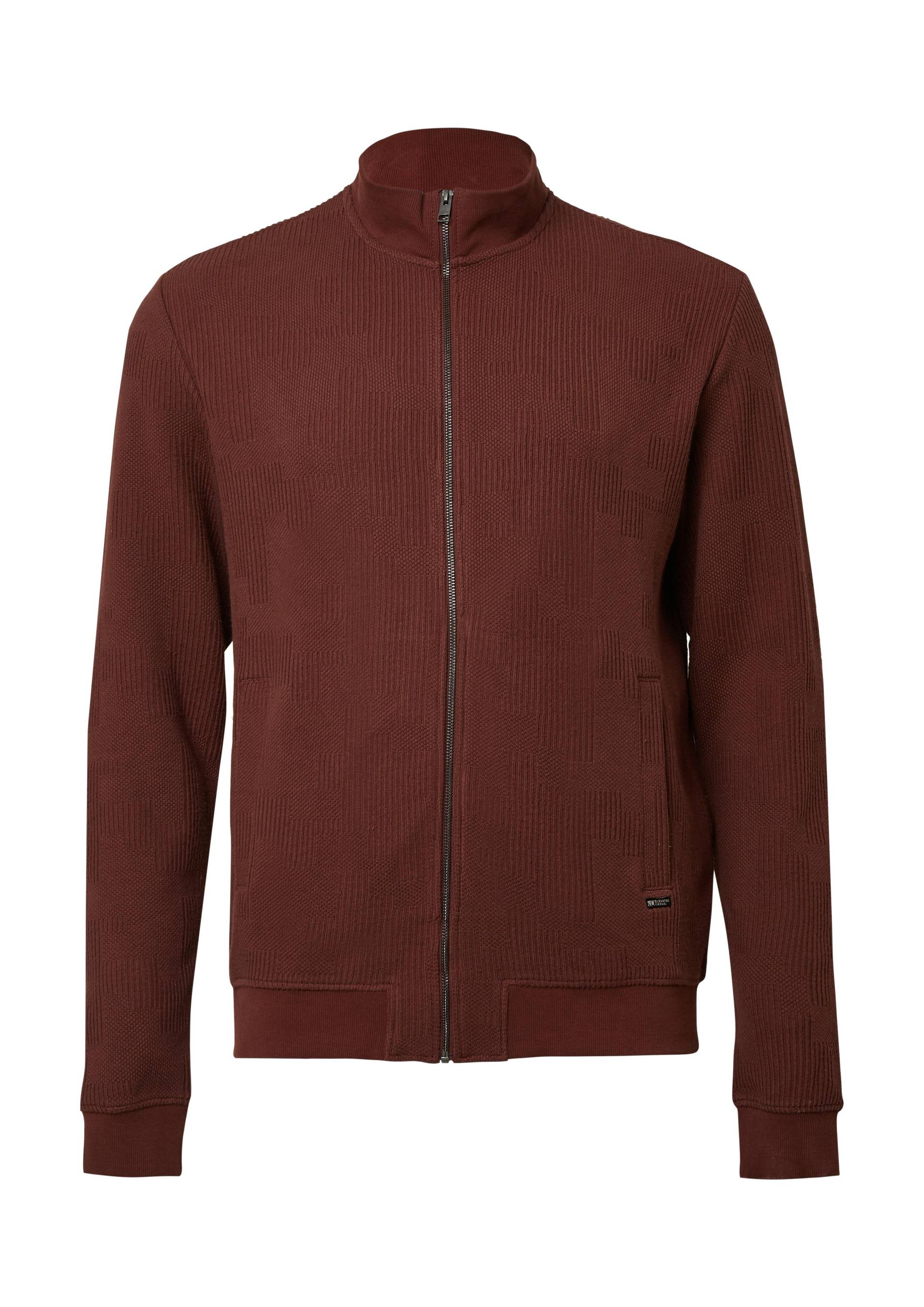 s.Oliver - Sweatshirt Jacke rot - Gr. - 3XL von s.Oliver