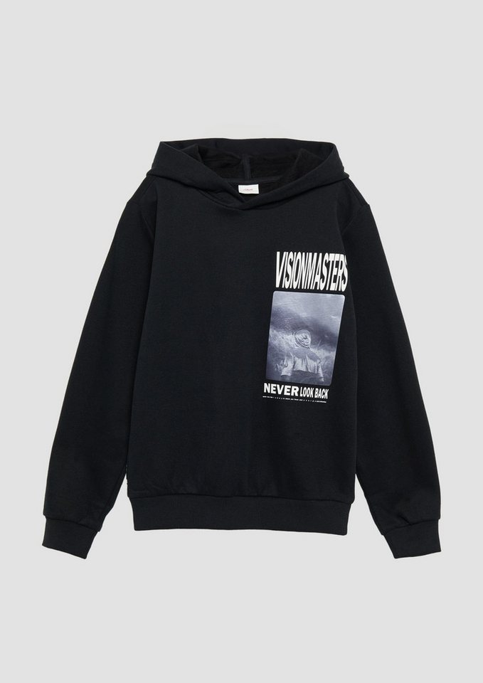 s.Oliver Sweatshirt Wärmendes Kapuzen-Sweatshirt mit Frontprint von s.Oliver