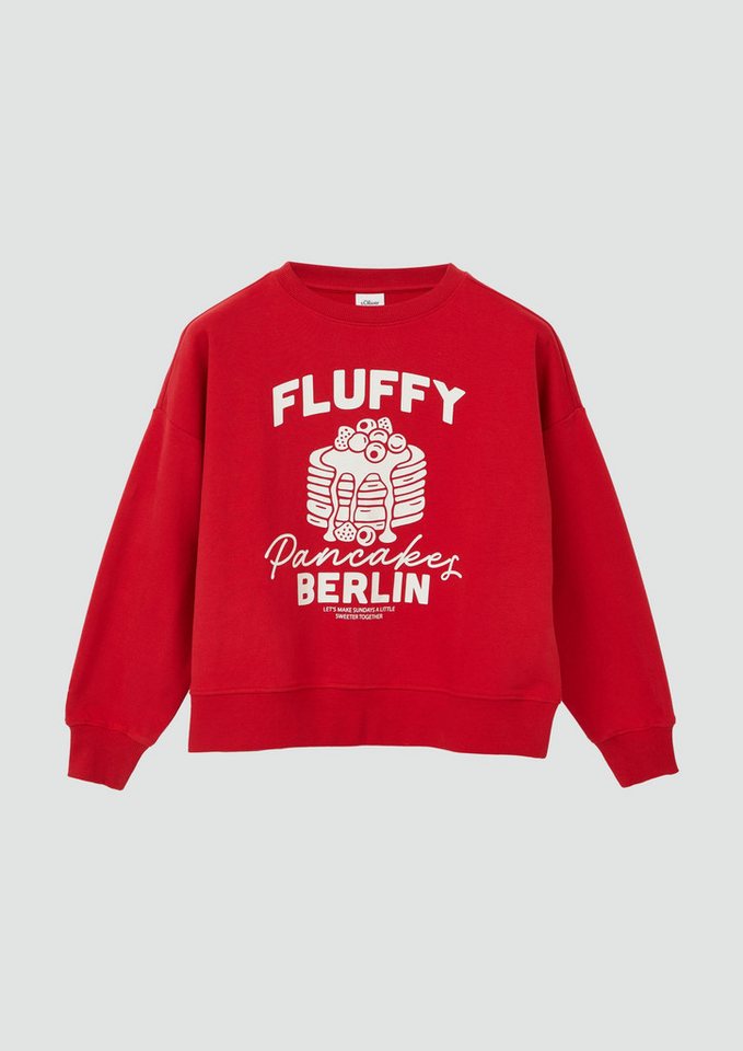 s.Oliver Sweatshirt Oversize-Sweatshirt mit Frontprint von s.Oliver