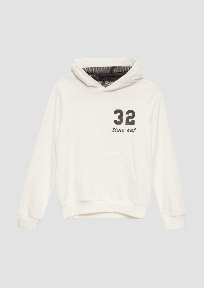 s.Oliver Sweatshirt Sweatshirt Kapuzen-Sweatshirt mit Mesh-Futter von s.Oliver
