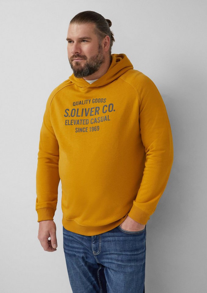 s.Oliver Sweatshirt Sweatshirt Sweatshirt aus Baumwollmix mit Frontprint von s.Oliver
