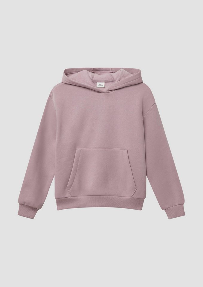 s.Oliver Sweatshirt Sweatshirt Kuscheliger Hoodie mit Rückenprint von s.Oliver