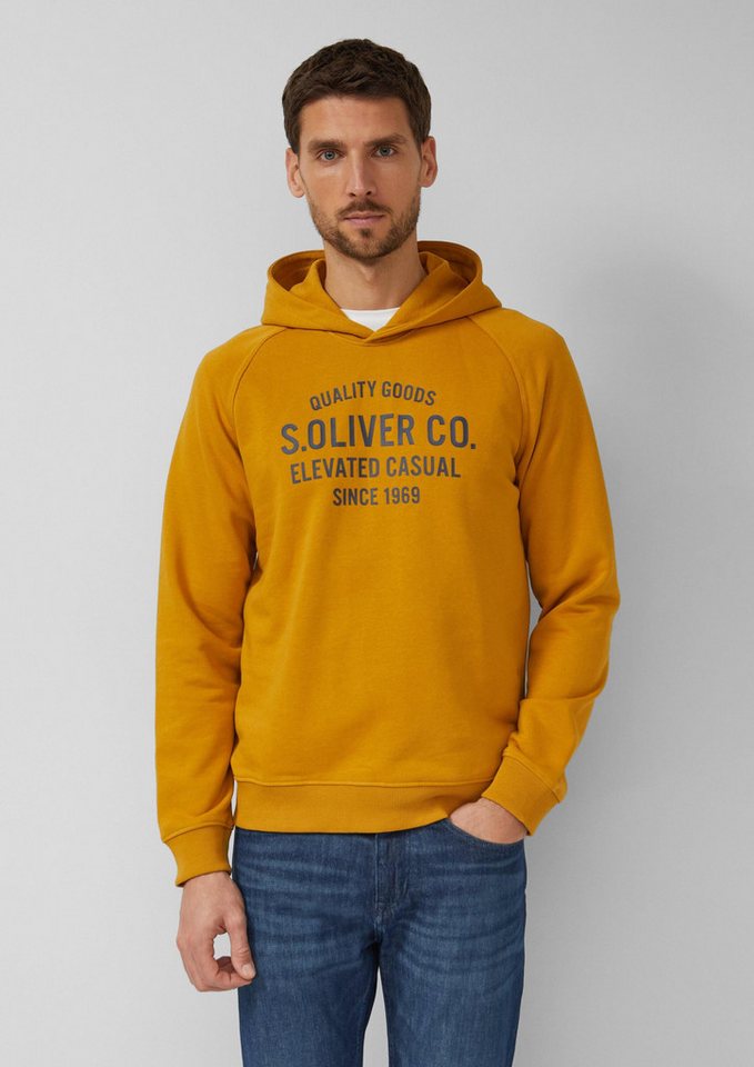 s.Oliver Sweatshirt Sweatshirt Sweatshirt aus Baumwollmix mit Frontprint von s.Oliver