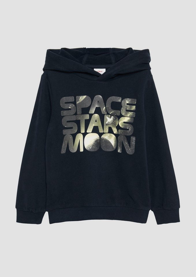 s.Oliver Sweatshirt Sweatshirt Wärmender Hoodie mit Frontprint (1-tlg) von s.Oliver
