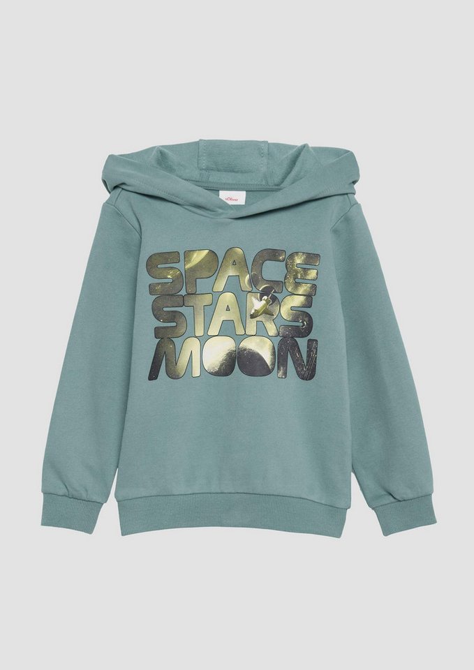 s.Oliver Sweatshirt Sweatshirt Wärmender Hoodie mit Frontprint (1-tlg) von s.Oliver