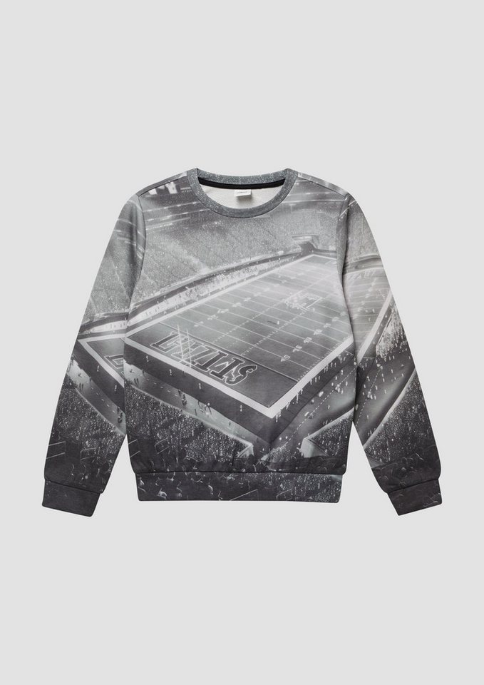 s.Oliver Sweatshirt Sweatshirt Sweatshirt mit All-over-Print von s.Oliver