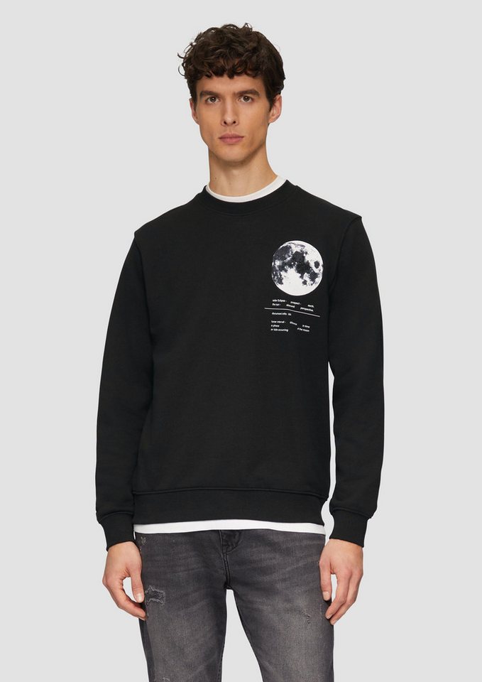 s.Oliver Sweatshirt Wärmendes Sweatshirt mit Frontprint Artwork von s.Oliver