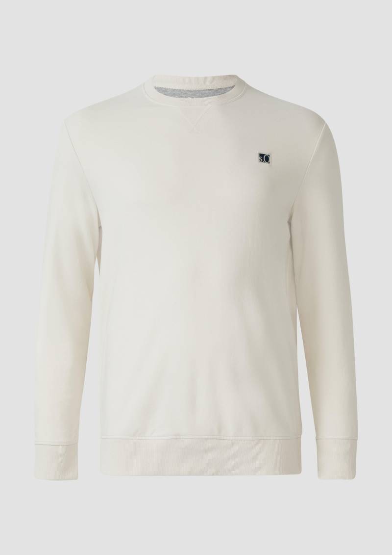 s.Oliver - Sweatshirt aus Baumwollmix mit Crew Neck, Herren, creme s.Oliver - Sweatshirt aus Baumwollmix mit Crew Neck, Herren, creme von s.Oliver