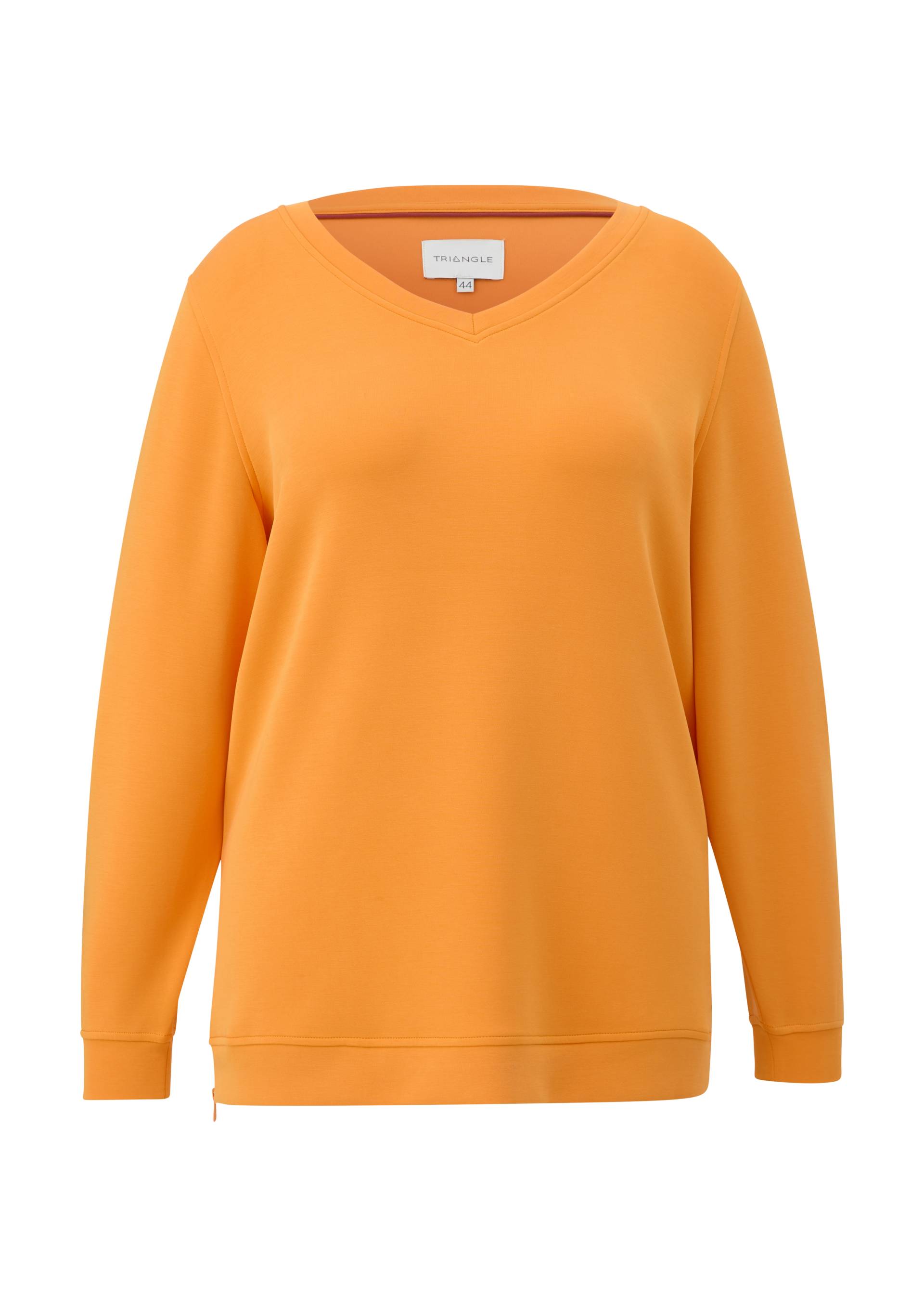 s.Oliver - Sweatshirt aus Modalmix, Damen, Orange von s.Oliver
