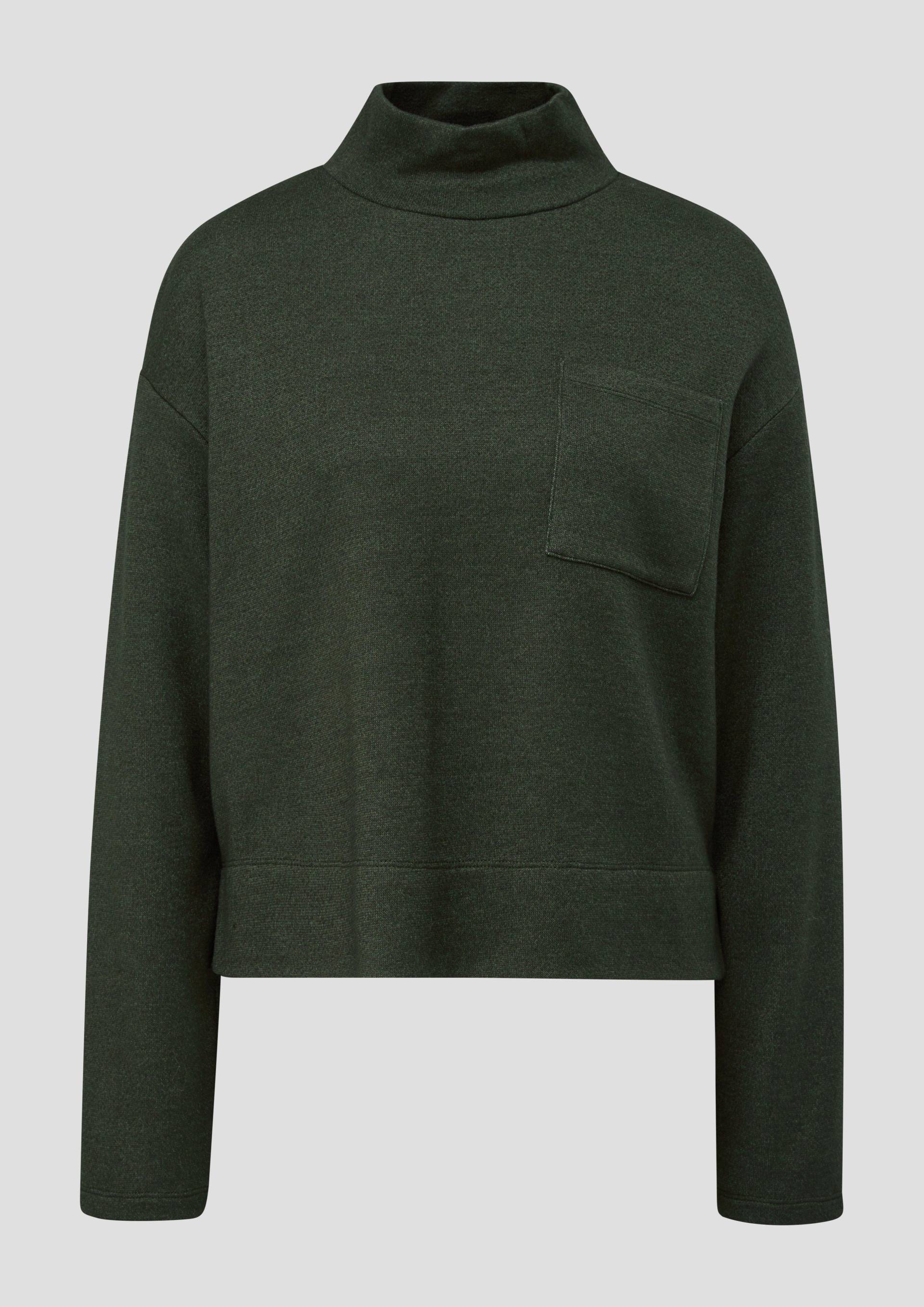 s.Oliver - Sweatshirt aus Viskosemix, Damen, Grün von s.Oliver