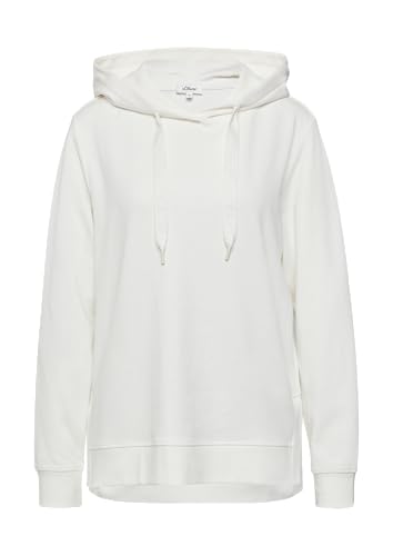 s.Oliver Sweatshirt im Relaxed Fit mit Seitenschlitz Ecru 38 von s.Oliver