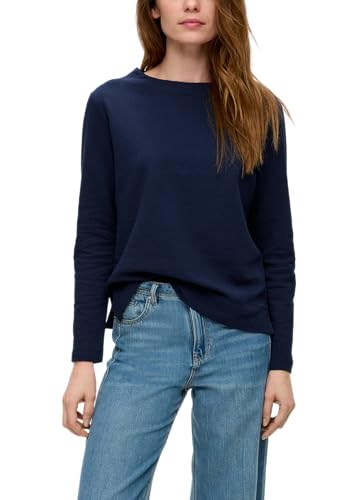 s.Oliver Sweatshirt mit Dobby-Struktur Navy 44 von s.Oliver