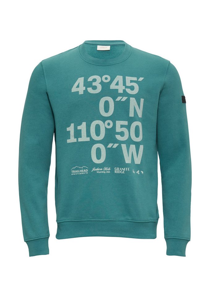 s.Oliver Sweatshirt mit Frontprint von s.Oliver