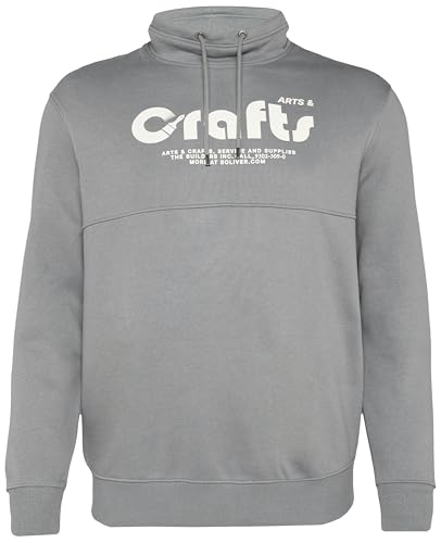 s.Oliver Sweatshirt mit Stehkragen und Frontprint von s.Oliver