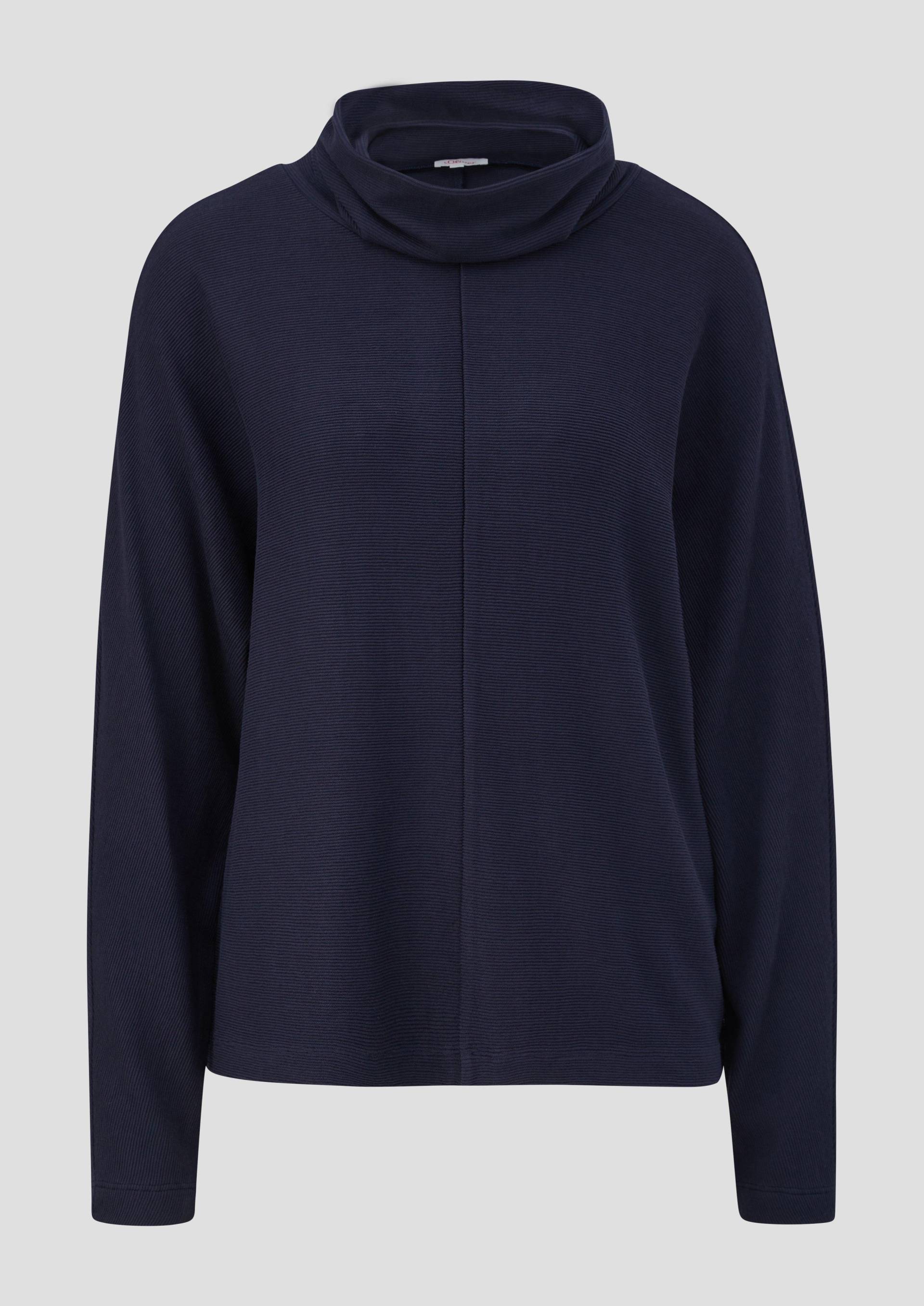 s.Oliver - Sweatshirt mit Struktur, Damen, blau s.Oliver - Sweatshirt mit Struktur, Damen, blau von s.Oliver