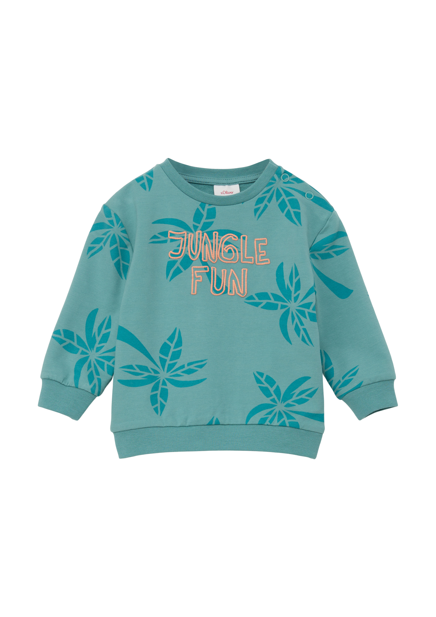s.Oliver - Sweatshirt mit gummiertem Schriftprint, Babys, türkis s.Oliver - Sweatshirt mit gummiertem Schriftprint, Babys, türkis von s.Oliver