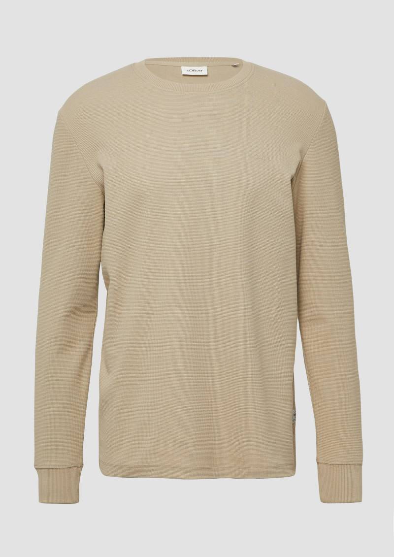 s.Oliver - T-Shirt, Herren, Beige von s.Oliver