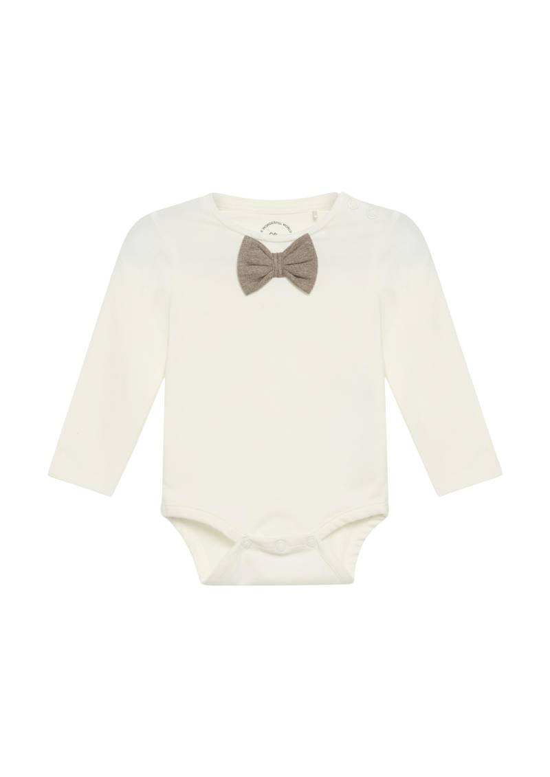 Denim Tom Tailor - Langarmshirt mit Waffelstruktur chalk grey - Gr. - L von Denim Tom Tailor