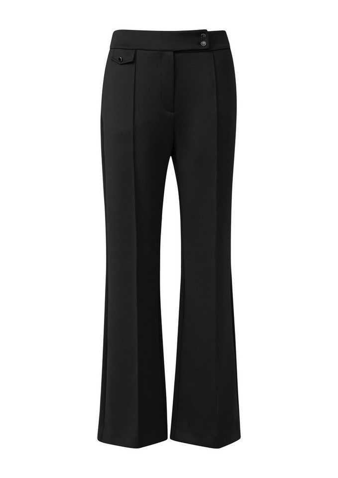 s.Oliver Chinos Hose Hose mit Wide Leg aus Scuba-Stoff von s.Oliver