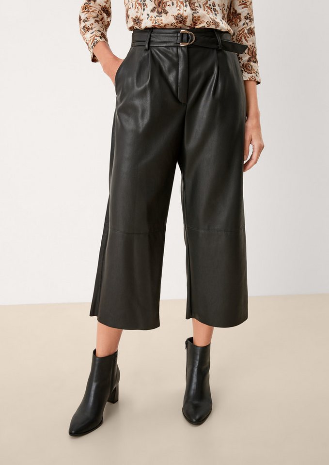 s.Oliver T-Shirt Hose Regular: Hose in Leder-Optik von s.Oliver