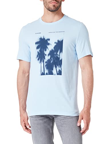 s.Oliver T-Shirt Kurzarm,M,Blau von s.Oliver