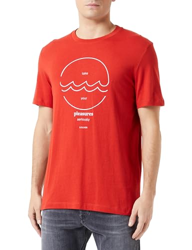 s.Oliver T-Shirt Kurzarm,M,Rot von s.Oliver