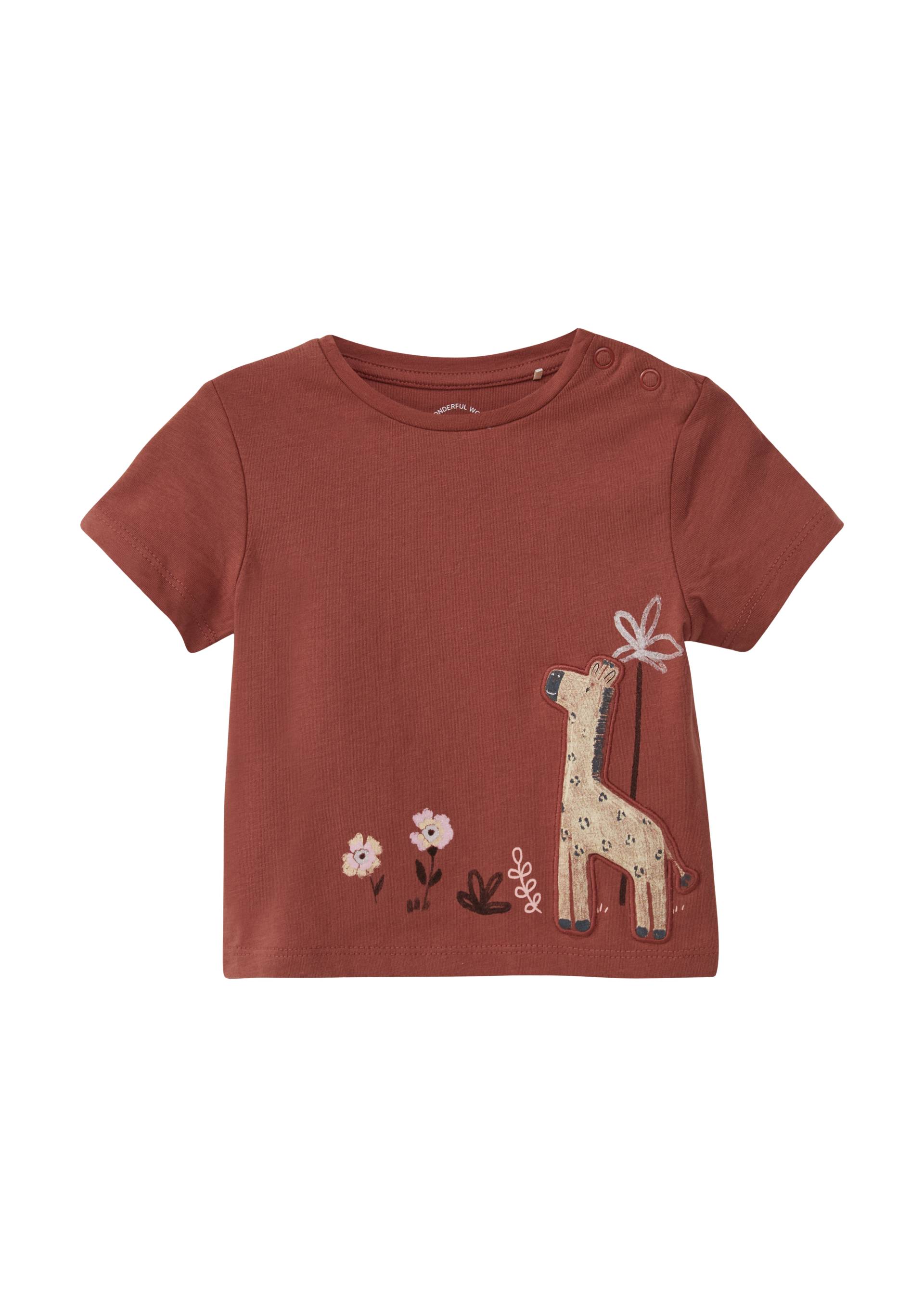 s.Oliver - T-Shirt aus Baumwolle mit Artwork, Babys, rot von s.Oliver