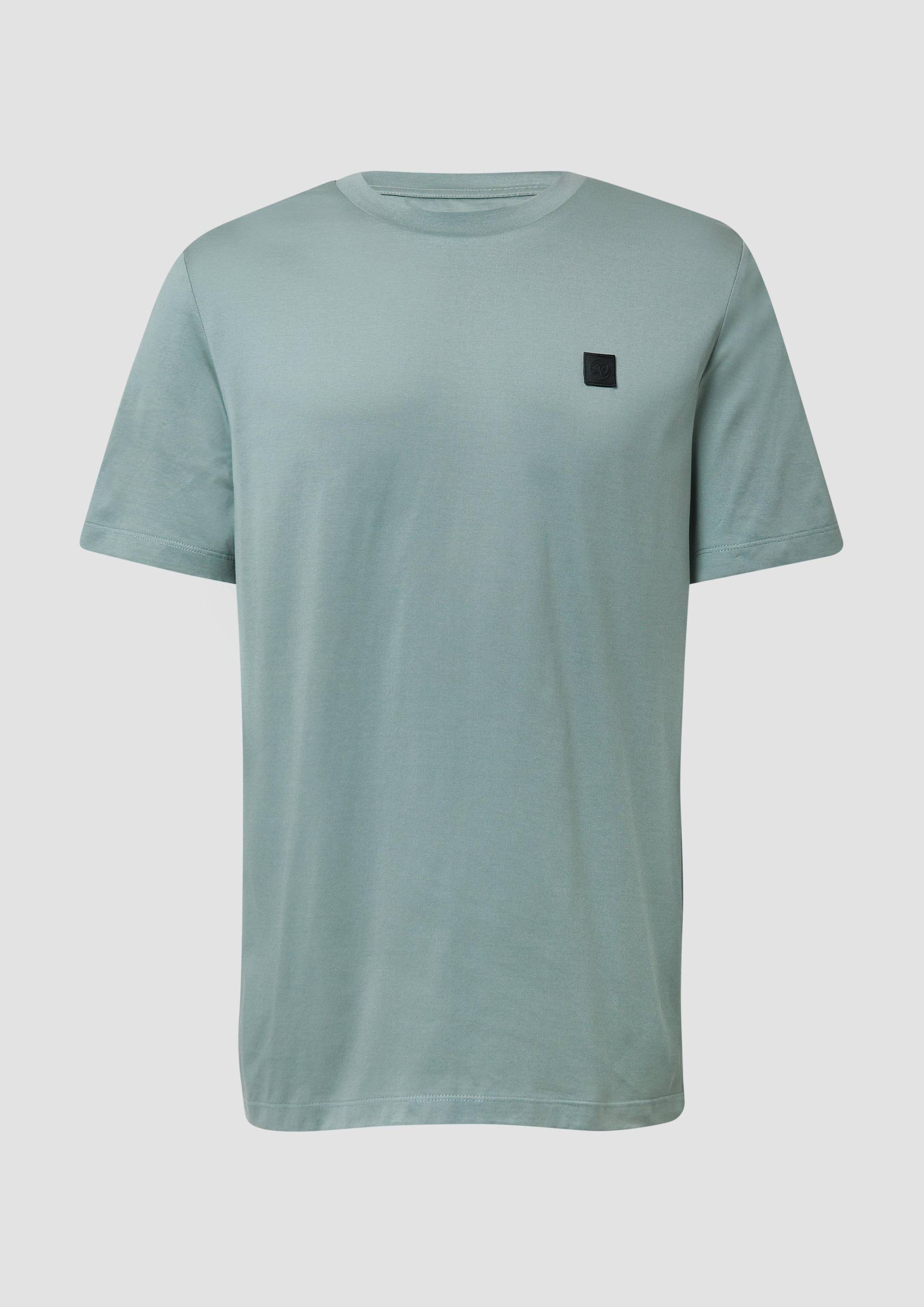 s.Oliver - T-Shirt aus Edeljersey mit Label-Patch, Herren, türkis s.Oliver - T-Shirt aus Edeljersey mit Label-Patch, Herren, türkis von s.Oliver