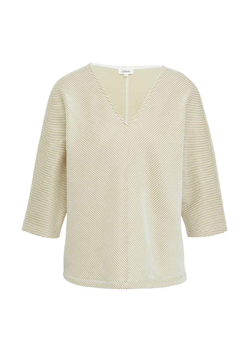 s.Oliver - T-Shirt braun - Gr. - 46 von s.Oliver