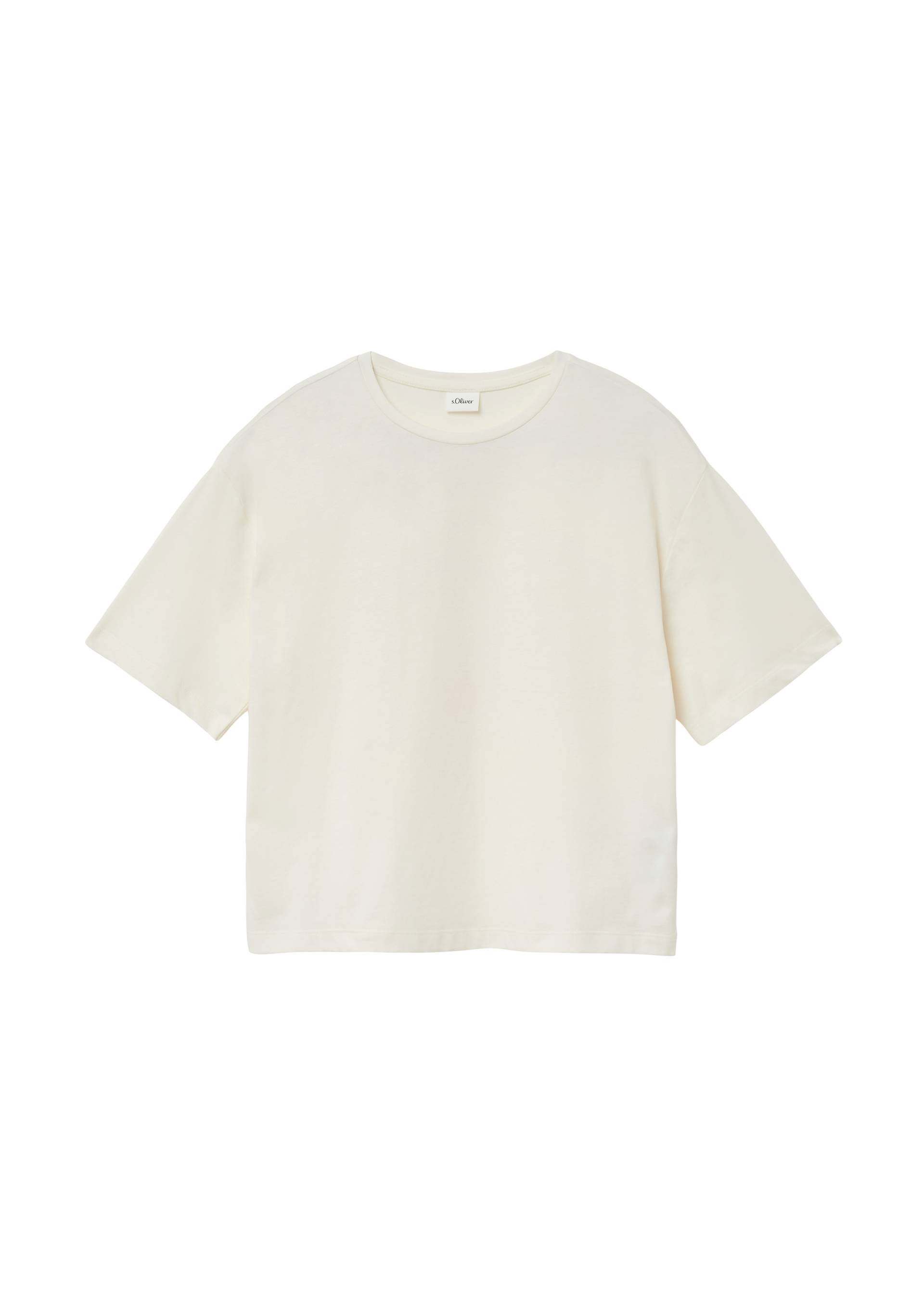 s.Oliver - T-Shirt im Boxy Fit mit Rückenprint, Mädchen, creme s.Oliver - T-Shirt im Boxy Fit mit Rückenprint, Mädchen, creme von s.Oliver