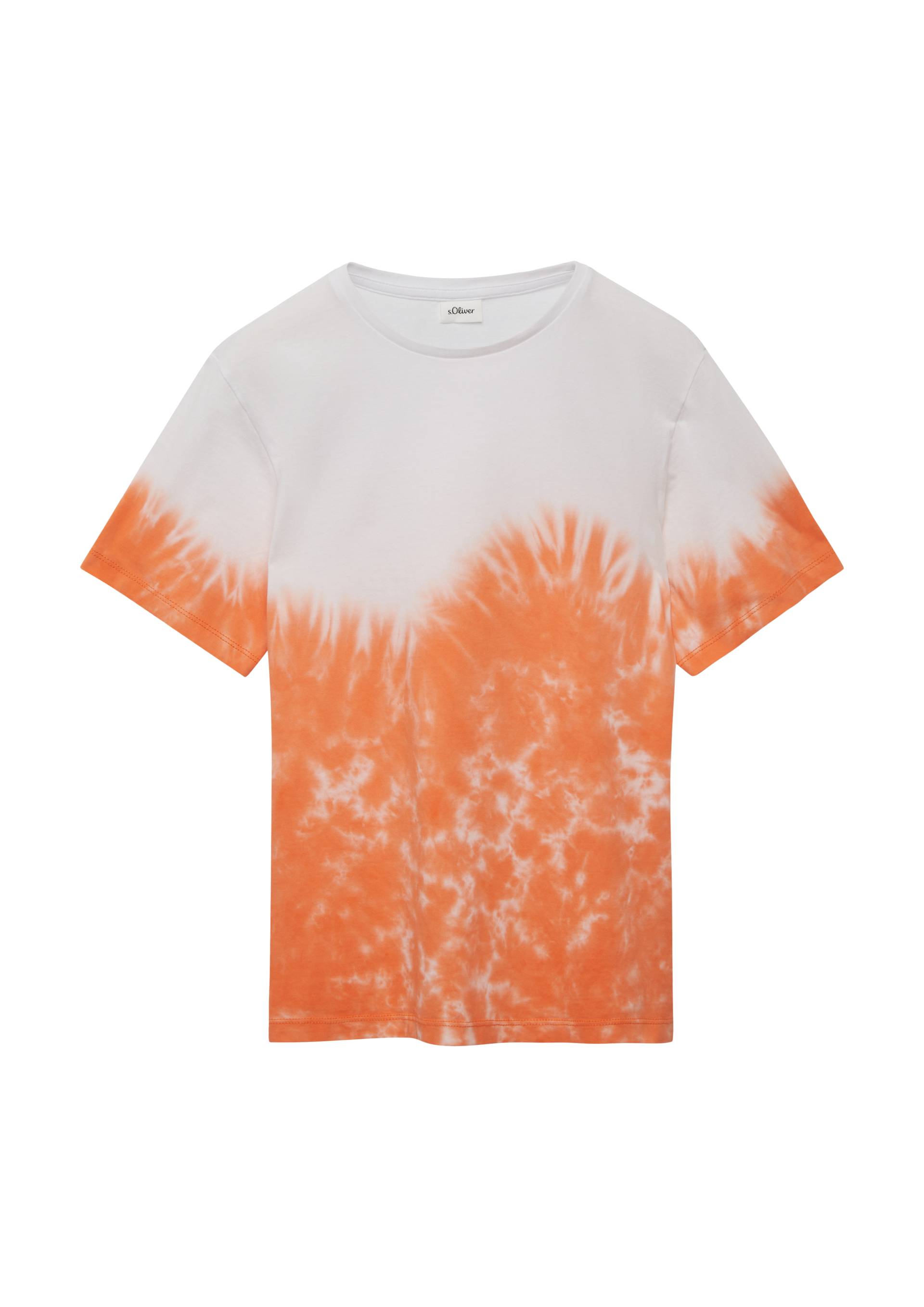 s.Oliver - T-Shirt mit Batikmuster und überschnittenen Schultern, Jungen, Orange s.Oliver - T-Shirt mit Batikmuster und überschnittenen Schultern, Jungen, Orange von s.Oliver